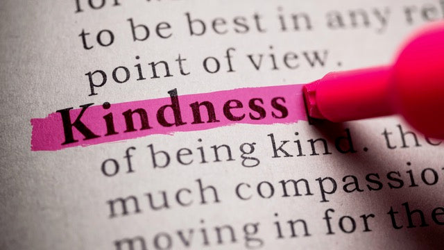 TAP IN wellness journal writes about kindness.